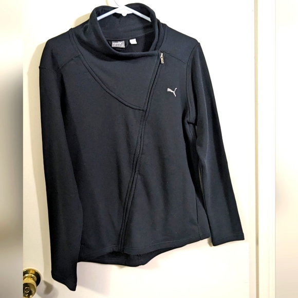 Puma Jackets & Blazers - Puma asymmetrical French terry full zip jacket